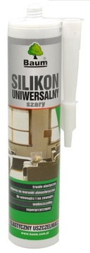 BAUM SILIKON UNIWERSALNY kolor SZARY POPIELATY
