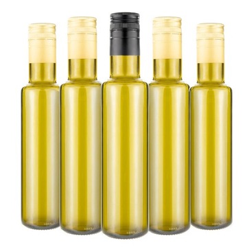 50X Butelka DORICA 250ml na oliwę ocet + ZAKRĘTKA