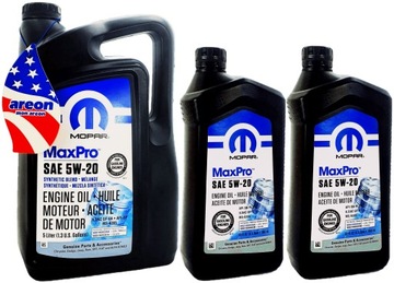 MOPAR 5W20 7L JEEP CHRYSLER RAM DODGE CHARGER