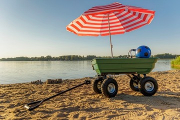 WÓZEK OGRODOWY PRZYCZEPKA TACZKA WYWROTKA 75l