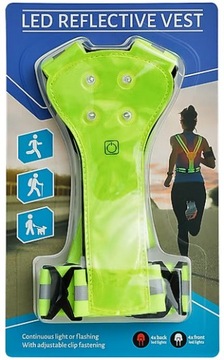 РЕГУЛЯТОР СО СВЕТООТРАЖАЮЩИМИ СВЕТОДИОДАМИ ДЛЯ БЕГОВОГО ВЕЛОСИПЕДА + АККУМУЛЯТОРЫ