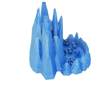 Башня для игральных костей Frosty Rock - Башня для игральных костей Frosty Blue SILK