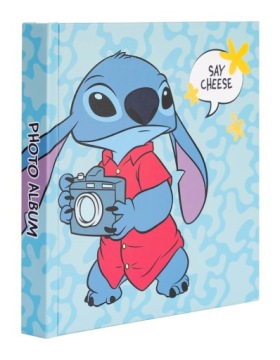 Альбом на 22 фото вклеювані 10x15 см Stitch у твердій обкладинці