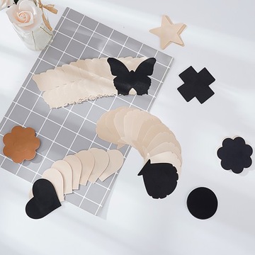 Наклейки Nasutniki для сосков x склеинные кресты черные 5 пары