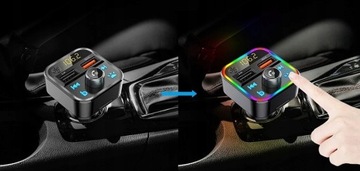 FM-ПЕРЕДАТЧИК BLUETOOTH ЗАРЯДНОЕ УСТРОЙСТВО MP3 SD 2xUSB