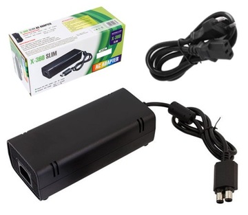 ZASILACZ DO KONSOLI MICROSOFT XBOX 360 SLIM 135W 230V DIODA LED KX5