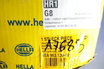 ФОНАРЬ ПЕРЕДНИЙ ПРАВЫЙ MERCEDES ML W163 1998-2001 HELLA