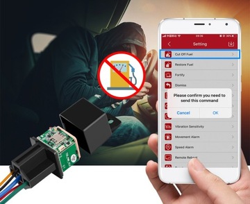 GPS-локатор АВТОМОБИЛЬ ОТКЛЮЧЕНИЕ ТОПЛИВА