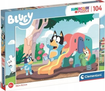 Puzzle 104 Bluey 27171 Super Color Clementoni 6+