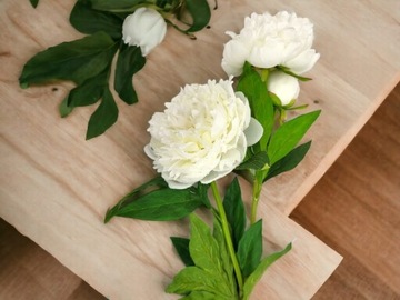 Piwonia Duże Sztuczne Kwiaty Naturalne Gęste Peonia Jak Żywa