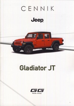 Jeep Gladiator prospekt cennik model 2023 polski