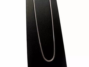 SREBRNY ŁAŃCUSZEK ŻMIJKA 3,69G 50CM