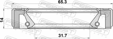 FEBEST 95GBS-33650914R KROUŽEK TĚSNĚNÍ KLIKOVÉ HŘÍDELE DIFERENCIÁL