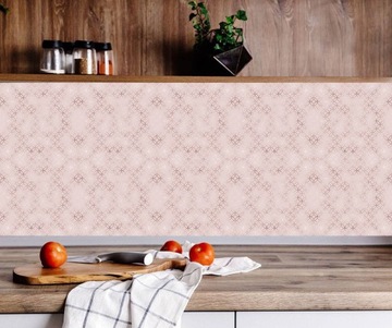 Płytki PCV samoprzylepne 20cm Róż Złoto Orientale