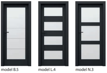 Двери PORTA VERTE HOME ЧАСТЬ L.4 с рамкой рег. 140-160