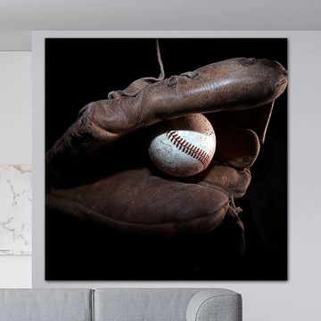 Baseball Glove Wall Print Canvas Painting Wall Art Sports Posters Nursery R