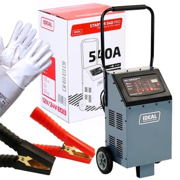 prostownik 540A prostownik do akumulatorów 12v ideal 230 samochodowy zestaw