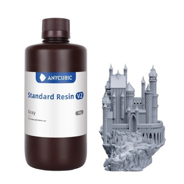 Żywica Anycubic Standard V2 Grey Szary 1kg 1l