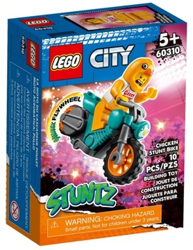 LEGO CITY 60310 Motocykl Kaskaderski Kurczak 5+