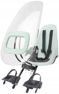 Fotelik rowerowy Go mini 9-15kg PRZÓD+OSŁONA+KASK