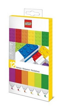 LEGO 51644 ZESTAW 12 FLAMASTRÓW - MAZAKÓW