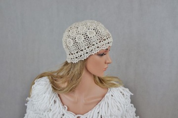 ШАПКА РУЧНОЙ РАБОТЫ ЭКрю