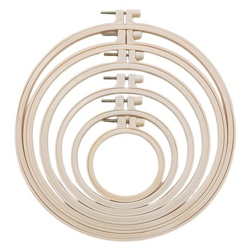 6X Haft ręczny Cross Stitch Ring Hoop