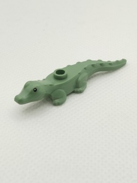 Lego 78532pb011 mały młody krokodyl aligator Unikatowy Safari oliwkowy