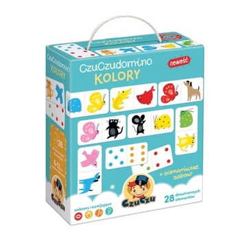CZUCZU DOMINO KOLORY gra dla dzieci +2