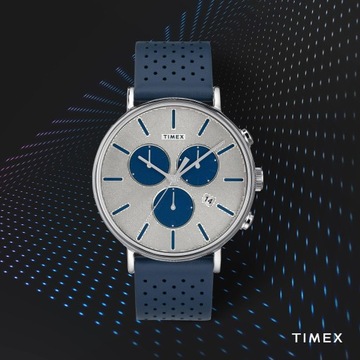 Zegarek Męski Timex TW2R97700 niebieski