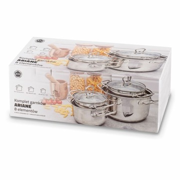 НАБОР ИЗ 4-Х НЕРЖАВЕЮЩИХ ПОТОРОК ДЛЯ ИНДУКЦИИ ARIANE 8 ЭЛЕМЕНТОВ.