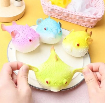 RYBA ROZDYMKA GNIOTEK RYBKA ZABAWKA ANTYSTRESOWA