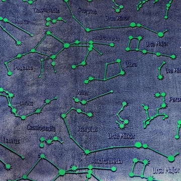 ОДЕЯЛЬНОЕ ОДЕЯЛО 230x230 СВЕТЯЩИЙСЯ В ТЕМНОТЕ KN