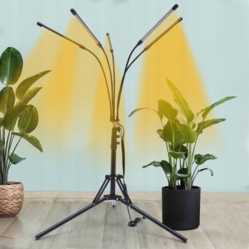 ЛАМПА ДЛЯ РОСТА ДЛЯ ВЫРАЩИВАНИЯ РАСТЕНИЙ, СТОЯЧАЯ, ЧЕТЫРЕ ПАНЕЛЬ, ДИСТАНЦИОННАЯ 34ВТ