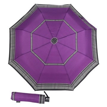 Parasolka damska składana mini automat pepitka parasol na PREZENT Doppler