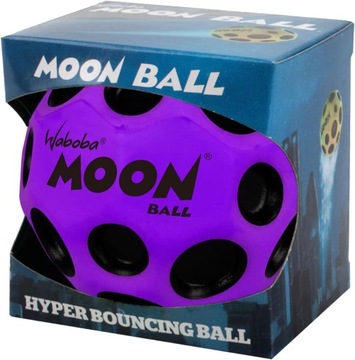 Piłeczka Waboba Moon Ball Purple Fioletowa Wysoko się Odbija 63mm