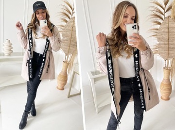 Весенний переход Parka асимметричная куртка l