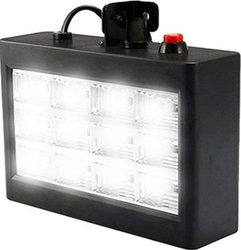 СТРОБОСКОП БЕЛЫЙ ДИСКОТЕЧНЫЙ СВЕТ ЦВЕТНОЙ ТЕЛЕФОН 12 СВЕТОДИОДНЫХ ЗВУКОВЫХ ДАТЧИКОВ