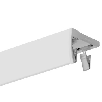 KARNISZ PODWÓJNY SZYNA SUFITOWA ALUMINIOWA SMALL + MASKOWNICA 320 CM