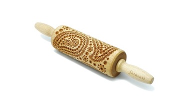 Валик с гравировкой и узором ПЕЙСЛИ.