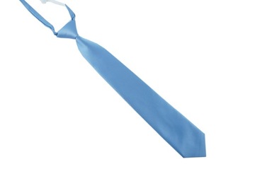 Krawat dla chłopca nastolatka KOLOR JEANSOWY