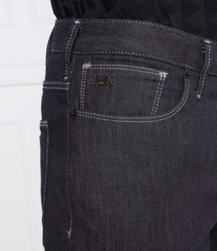 EMPORIO ARMANI jeansy | Regular Fit grafitowe