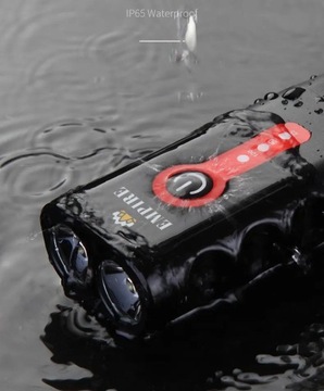 СВЕТОДИОДНАЯ ВЕЛОСИПЕДНАЯ ФАРА ПЕРЕДНЯЯ 1800LM МОЩНАЯ + ЗАДНЯЯ