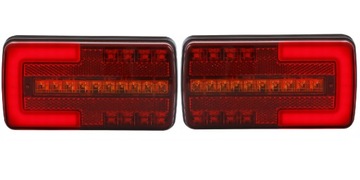 2x светодиодные задние комбинированные фонари NEON LED прицепа