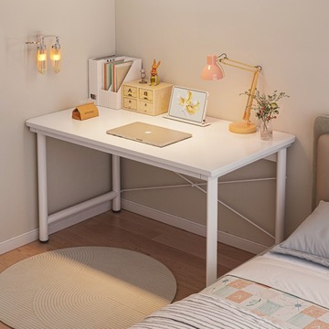 МОЛОДЕЖНЫЙ КОМПЬЮТЕРНЫЙ СТОЛ, БЕЛЫЙ СОВРЕМЕННЫЙ СТОЛ-ЛОФТ, БОЛЬШОЙ 100 СМ