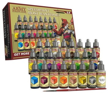 ZESTAW FARBEK THE ARMY PAINTER: SPEEDPAINT MOST WANTED 2.0