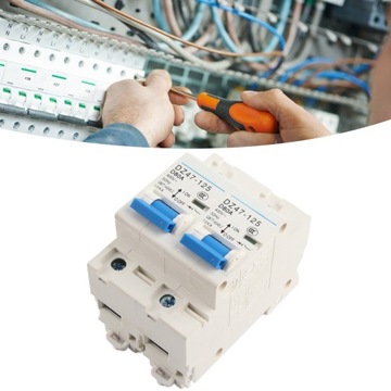 AC400V Мини-блокировочный выключатель с двойным питанием, ручной резервный переключатель DIN