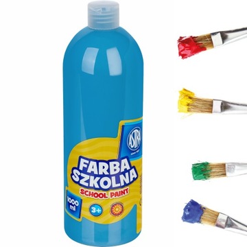Astra FARBA SZKOLNA PLAKATOWA 1l niebieska