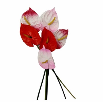 Розовый пенопластовый антуриум 64 см ИСКУССТВЕННЫЕ ЦВЕТЫ