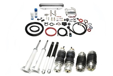KOMPLETNY ZESTAW AIRRIDE MERCEDES W124 (E-KLASA) Z AIR MANAGEMENT. AIR W124